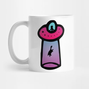 UFO, Alien and a Cow Mug